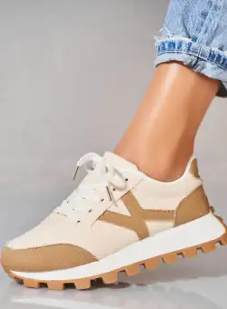 Adidași damă Textil Bej Venya