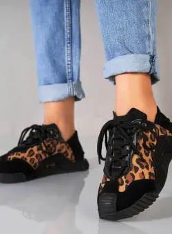 Adidași damă Textil Negru Jolen