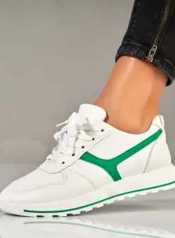 Adidași damă Verzi din Piele Ecologica Kyere