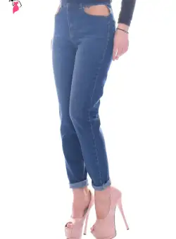 Blugi albastri skinny