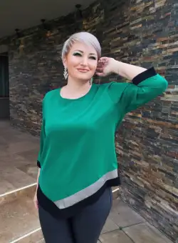 Bluza 388 verde Exnec