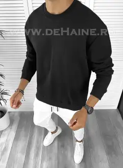 Bluza barbati neagra oversize K224 125-3