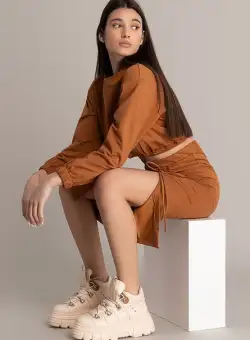 Bluza dama Misha Camel