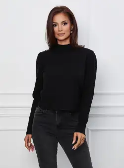 Bluza Nadia neagra din tricot