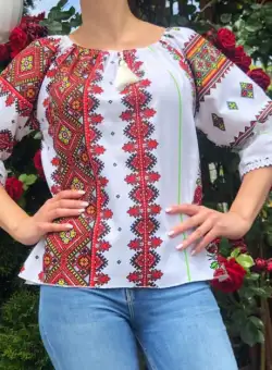 Bluza stilizata cu motive traditionale Daniela 14