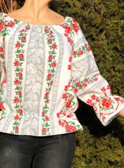 Bluza stilizata cu motive traditionale Daniela 8