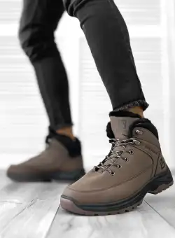 Bocanci barbati imblaniti maro C632 A21-4