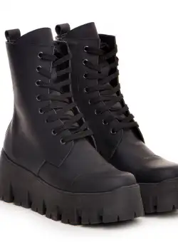 Bocanci Desire Piele Neagra Mata