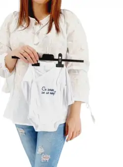 Body bebelus cu mesaj Cu drag de la nasi