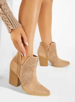 Botine de toamna kaki Menda