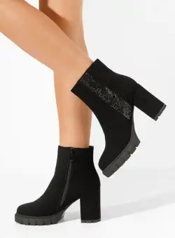Botine elegante Zarisea negre