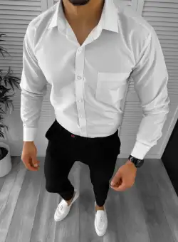 Camasa barbati regular fit alba 12511