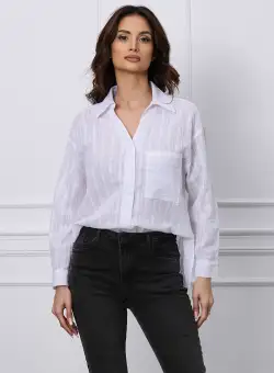 Camasa Corina alba cu broderie