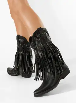 Cizme cowboy damă Brysma negre