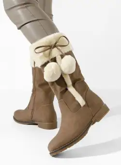 Cizme cu blanita Seneta kaki