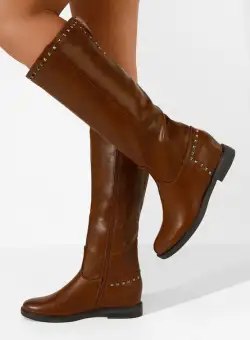 Cizme cu platforma ascunsa Zea camel