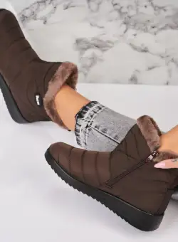 Cizme Dama Imblanite Maro din Fas Adora