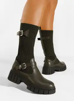 Cizme dama verzi Rochelle