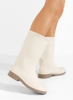 Cizme de cauciuc Vanera albe