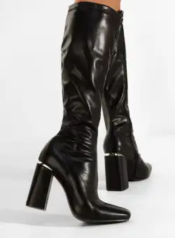 Cizme lungi Paulena negre
