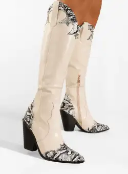 Cizme muschetar nude Avdella