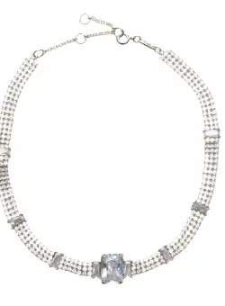 Colier ALDO argintiu, 13725733, din metal