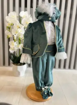 Costum Botez Conte pentru baieti - verde