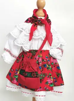 Costum Traditional Fetite 0-12 luni Model IV