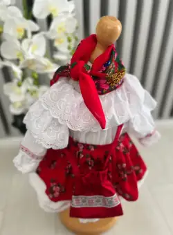 Costum Traditional Fetite 0-12 luni Model IX