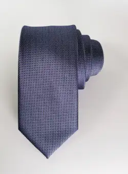 Cravata 242 bleumarine textura Massimo Clessi