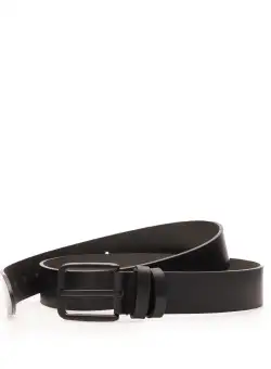 Curea din piele naturală - Cuba401 Negru Box