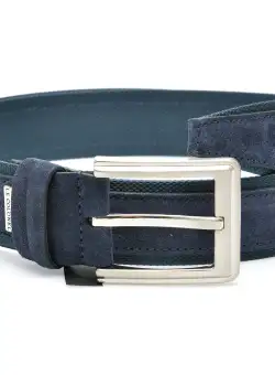 Curea LE COLONEL bleumarin, 4078, din nabuc