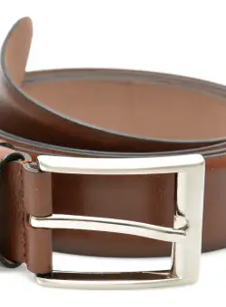 Curea LE COLONEL maro, 1500, din piele naturala