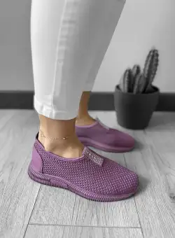 Espadrile dama casual mov CL10