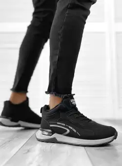 Ghete barbati imblanite negri A693 A8-3