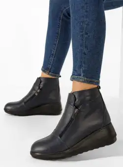 Ghete cu platforma Lagos navy