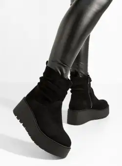 Ghete cu platformă Talavera negre