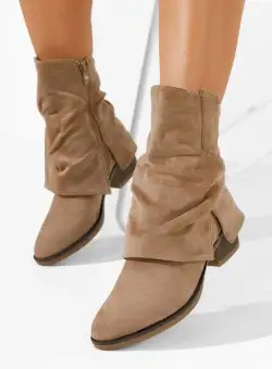 Ghete cu toc Dalliance kaki