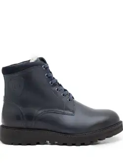 Ghete din piele naturala pentru barbati Leofex - 991 Blue