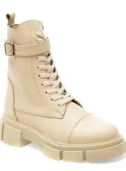 Ghete FLAVIA PASSINI bej, 12026, din piele naturala