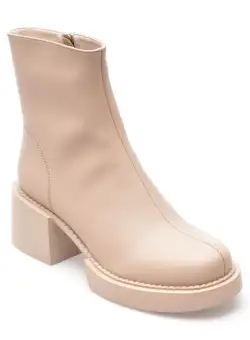 Ghete FLAVIA PASSINI bej, MX07, din piele naturala