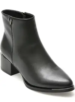 Ghete FLAVIA PASSINI negre, 20202, din piele naturala