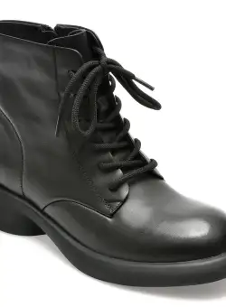 Ghete FLAVIA PASSINI negre, A93, din piele naturala