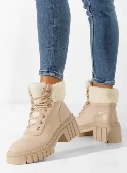 Ghete imblanite dama Laroya bej