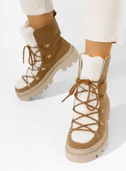 Ghete imblanite dama Winfrey kaki