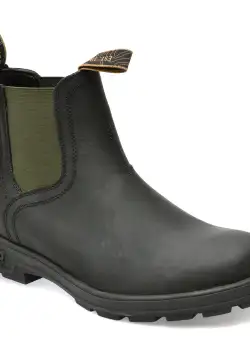 Ghete JEEP negre, M32020A, din piele naturala