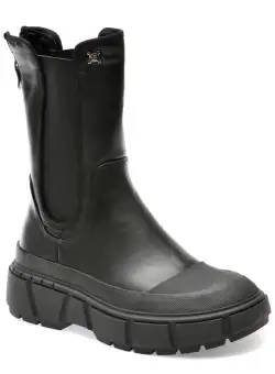 Ghete LAURA BIAGIOTTI negre, 8295, din piele ecologica