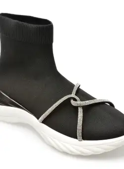 Ghete PESETTO negre, 29424B1, din material textil