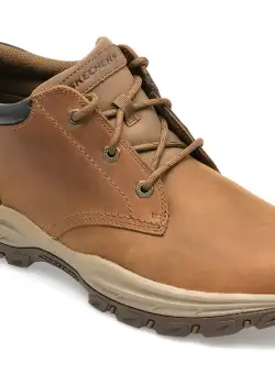 Ghete SKECHERS maro, KNOWLSON, din piele naturala