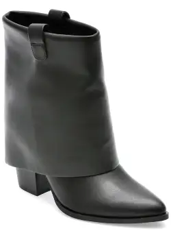 Ghete Steve Madden negre, LARK, din piele ecologica